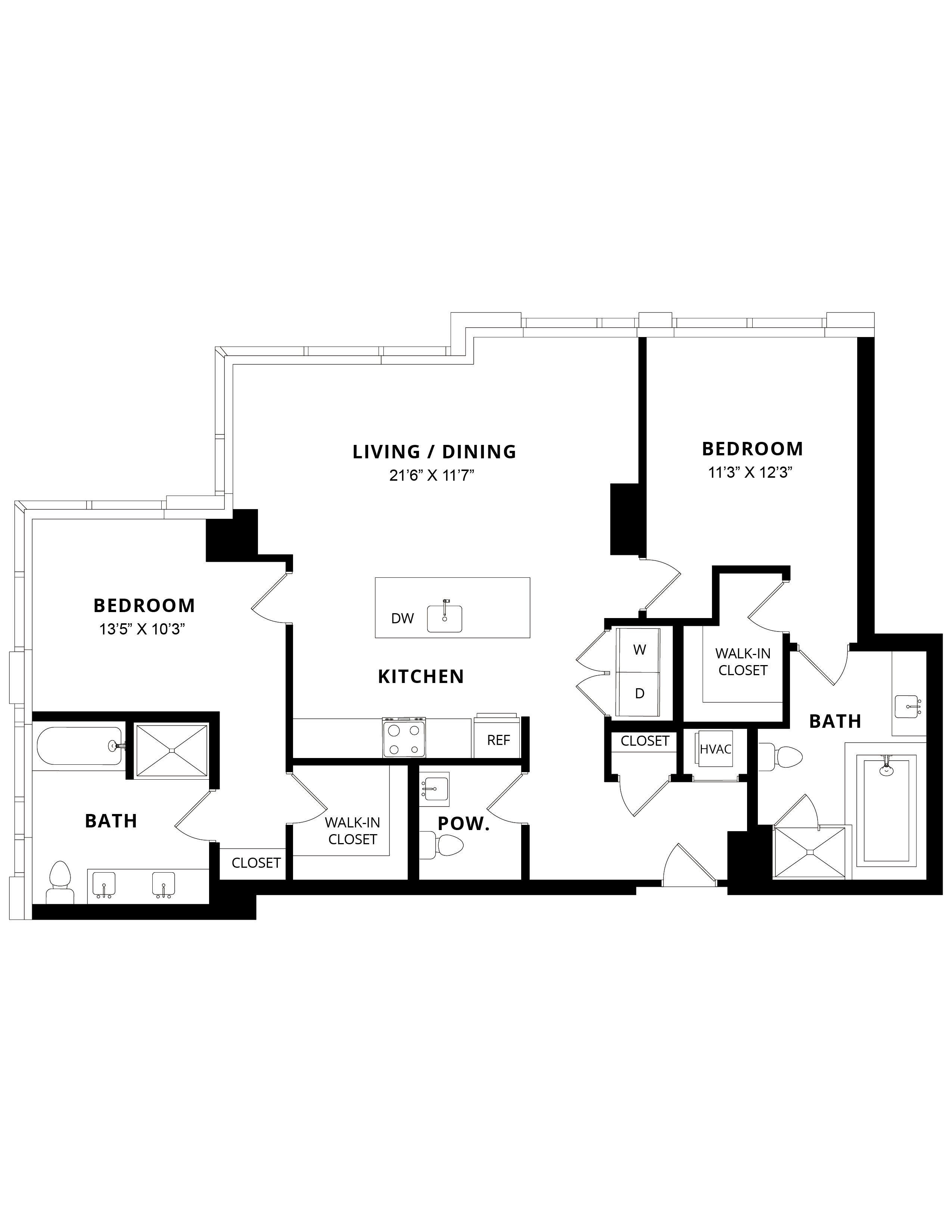 Floor Plan Image of Apartment Apt 3807